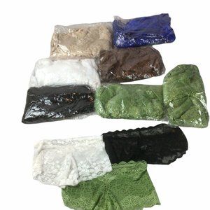 Chuns Women's Lot of 10 panties Floral Lace   New